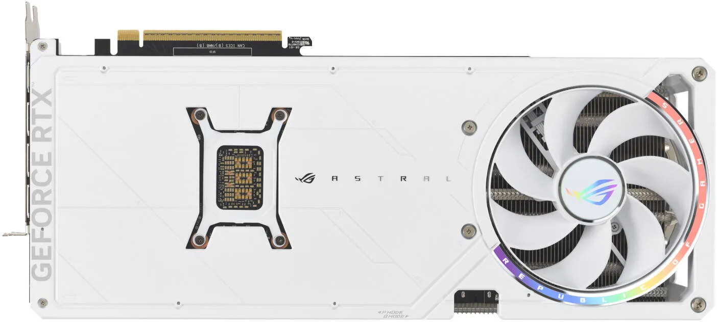 ASUS ROG Astral GeForce RTX 5080 16GB GDDR7 WHITE OC Edition Graphics Card, 16GB GDDR7 256-Bit Memory, 10752 CUDA Cores, 30 Gbps Memory Speed, PCI Express 5.0 | 90YV0LV4-M0NA00 - Image 2