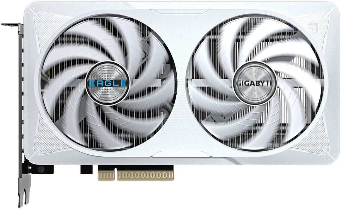 GIGABYTE GeForce RTX 5060 EAGLE OC ICE Graphics Card, 8GB GDDR7 128-Bit Memory, 2497 MHz Core Clock, 28 Gbps Memory Clock, 3840 CUDA Cores, PCI Express 5.0, White | GV-N5060EAGLEOC ICE-8GD - Image 4