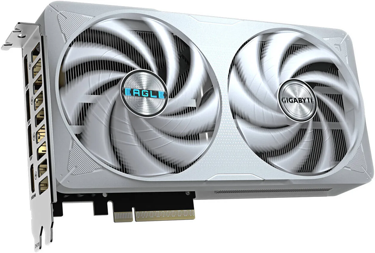 GIGABYTE GeForce RTX 5060 Ti EAGLE OC ICE Graphics Card, 16GB GDDR7 128-Bit Memory, 2617 MHz Core Clock, 28 Gbps Memory Clock, PCI-Express 5.0, White | GV-N506TEAGLEOC ICE-16GD - Image 3