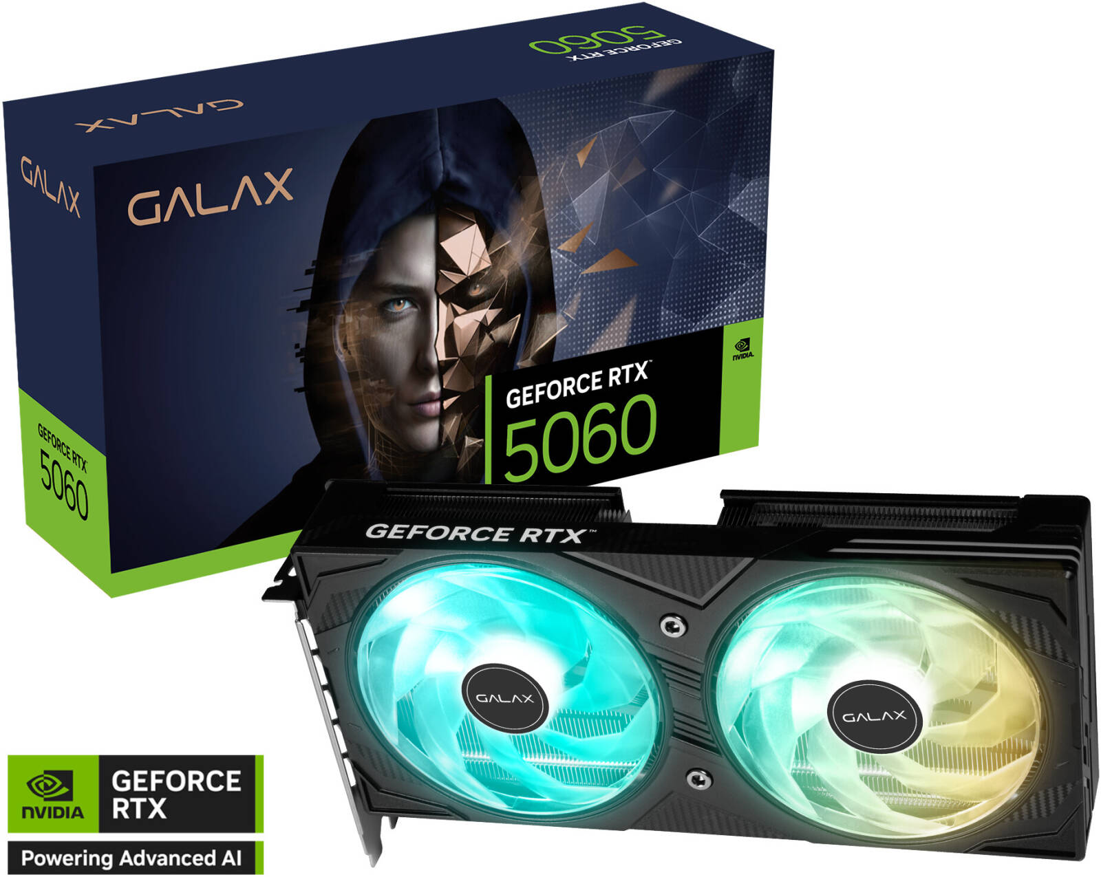 Galax GeForce RTX 5060 EX Graphics Card 8GB GDDR7 | 56NSN8MDDAEX