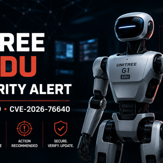 Unitree G1 EDU vulnerability