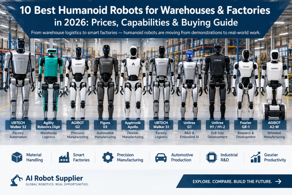 best humanoid robots for warehouses