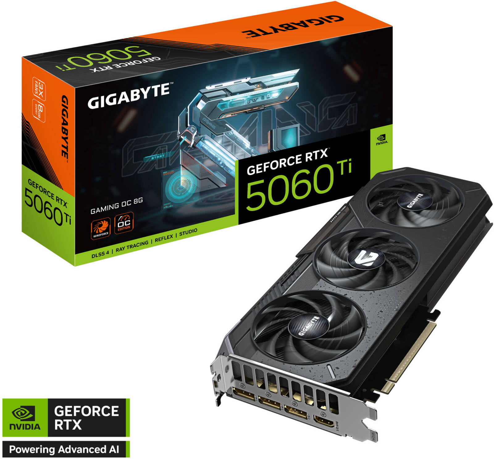 GIGABYTE GeForce RTX 5060 Ti GAMING OC Graphics Card 8GB GDDR7 | GV-N506TGAMING OC-8GD