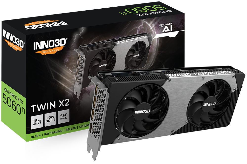 Inno3D GeForce RTX 5060 Ti TWIN X2 16GB