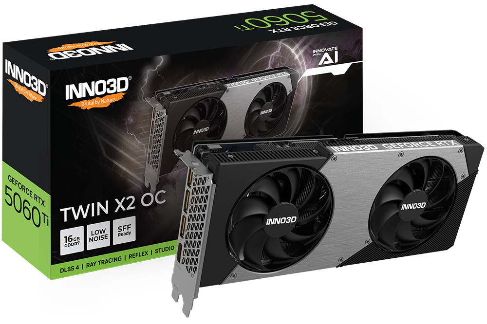 Inno3D GeForce RTX 5060 Ti TWIN X2 OC 16GB