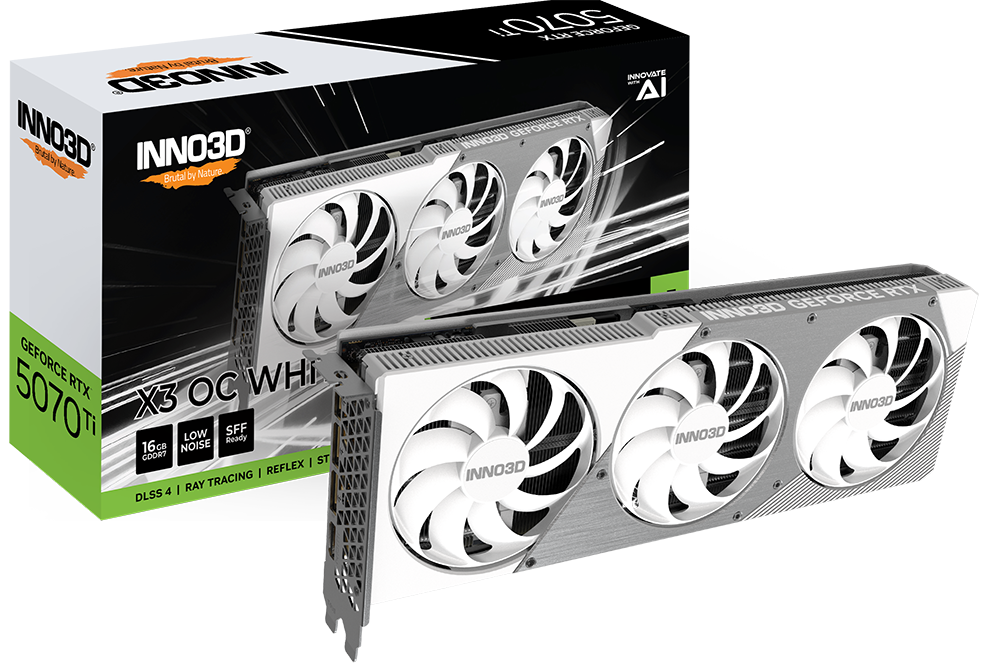 Inno3D GeForce RTX 5070 Ti X3 OC WHITE