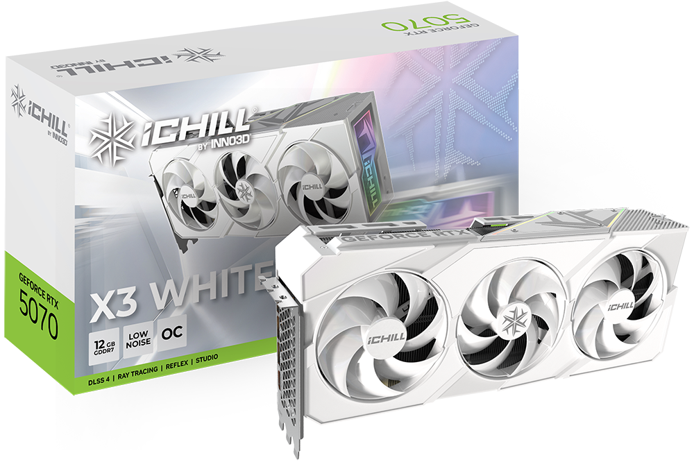 Inno3D GeForce RTX 5070 iCHILL X3 WHITE
