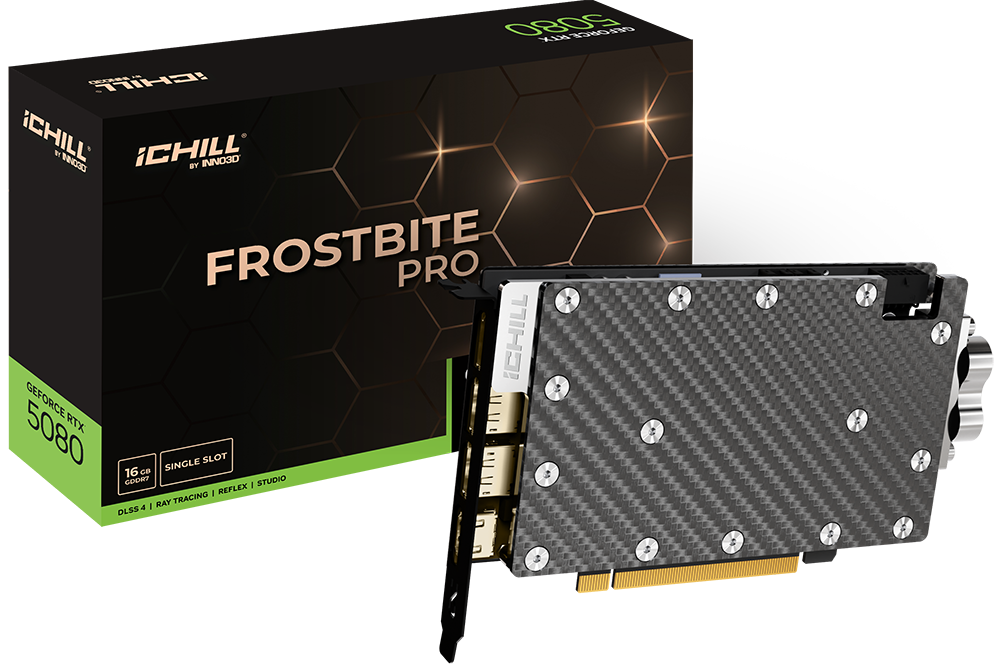Inno3D GeForce RTX 5080 iCHILL FROSTBITE PRO