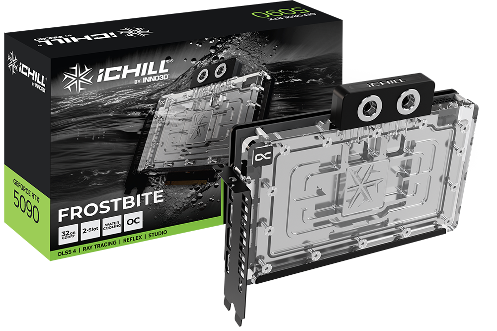 Inno3D GeForce RTX 5090 iCHILL FROSTBITE