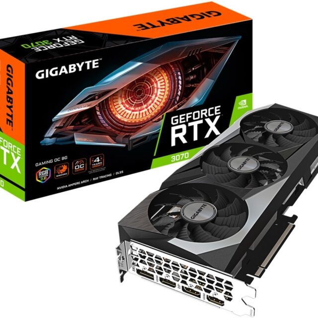 GIGABYTE GeForce RTX 3070 Gaming OC 8G Graphics Card 8GB GDDR6 | GV-N3070GAMING OC-8GD