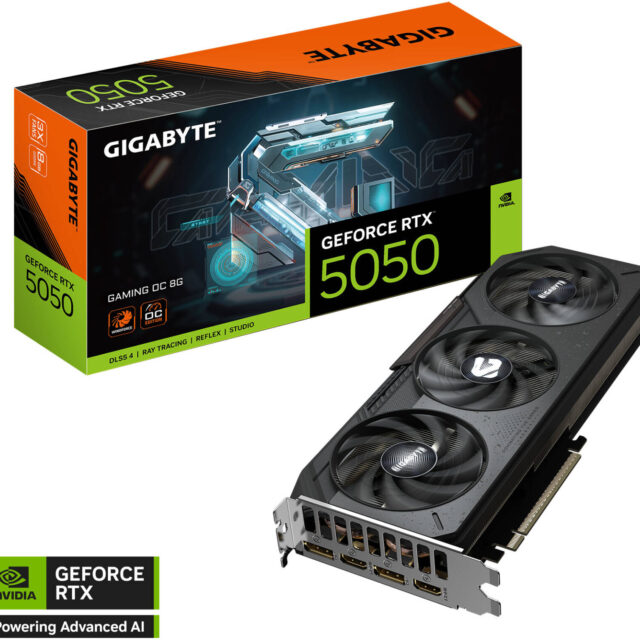 GIGABYTE GeForce RTX 5050 GAMING OC 8G Graphics Card 8GB GDDR6 | GV-N5050GAMING OC-8GD