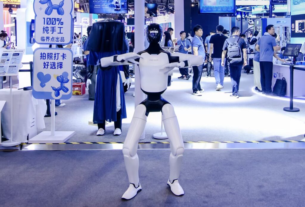 AGIBOT A3 Ultra humanoid robot at WAIC 2026