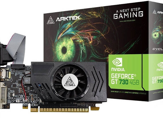 Arktek NVIDIA GeForce GT730 4GB DDR3 Low-Profile Graphics Card | GF108-300/400-A1