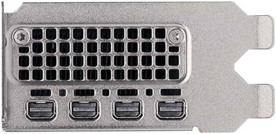 HP NVIDIA RTX A2000 DP 4mDP Graphics Card, 6GB GDDR6 192-Bit Memory, 3328 CUDA Cores, 288 GB/s Memory Bandwidth, PCI Express 4.0 x16, Mini DP 1.4a, Blower-Style Fan Cooler, Black | 340L0AA product image 2