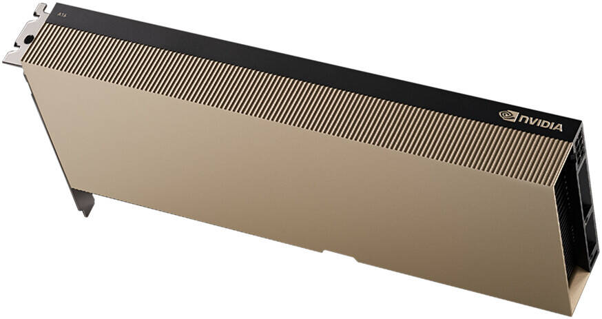 NVIDIA A16 Graphics Card, 4x 16 GB GDDR6 Memory, 4x 200 GB/s Bandwidth, 4x 1280 CUDA Cores, 4x 40 (Third-generation) Tensor Cores, 4x 10 (Second-generation) RT Cores, PCIe Gen4 (x16) Interface | A16