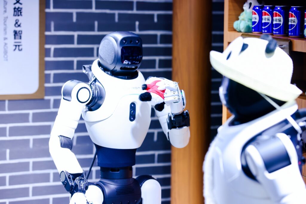 AGIBOT X2 Edu humanoid robotics platform at WAIC 2026