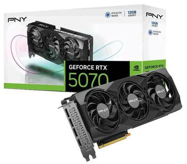 PNY GeForce RTX 5070 OC Triple Fan 12GB