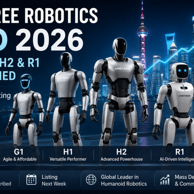 Unitree Robotics IPO 2026 G1 H1 H2 R1 humanoid robots Shanghai listing