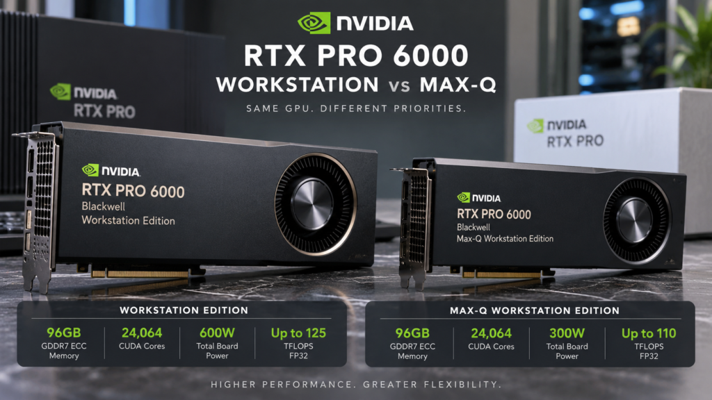 RTX PRO 6000 Workstation vs Max-Q