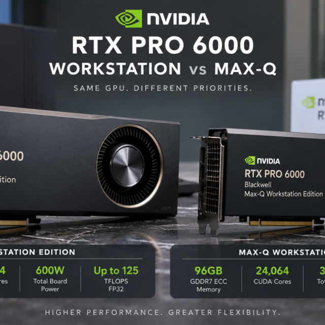 RTX PRO 6000 Workstation vs Max-Q