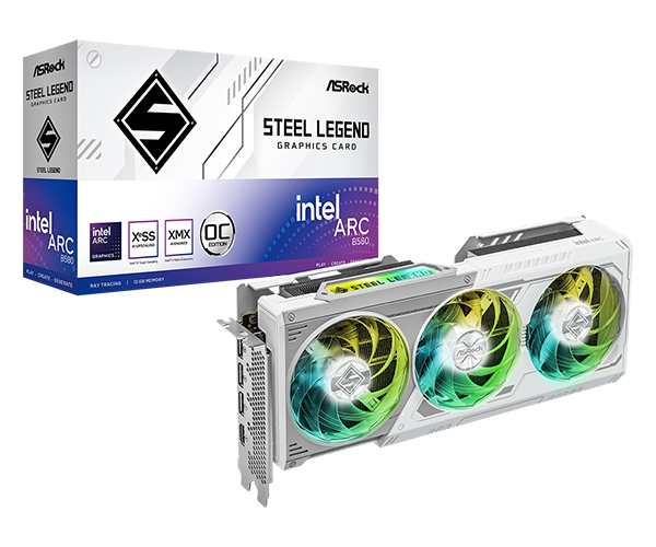 ASRock Intel Arc B580 Steel Legend 12GB OC