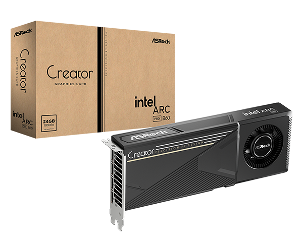 ASRock Intel Arc Pro B60 Creator 24GB
