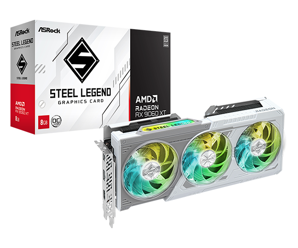 ASRock Radeon RX 9060 XT Steel Legend 8GB OC