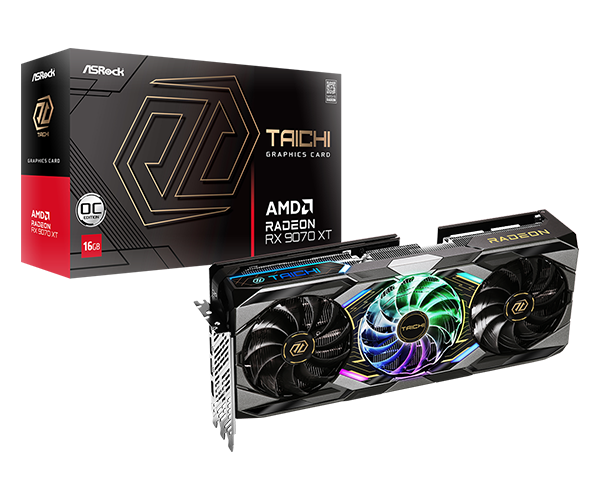 ASRock Radeon RX 9070 XT Taichi 16GB OC