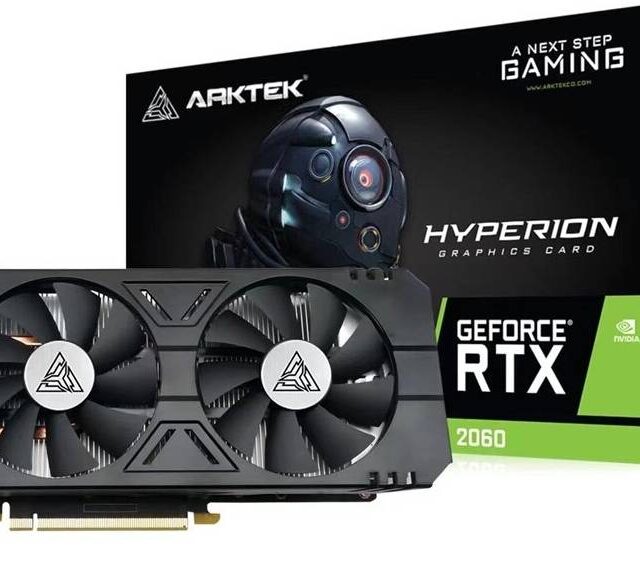 Arktek GeForce RTX 2060 Dual 6GB GDDR6 Graphics Card | TU106-200-KA-A1