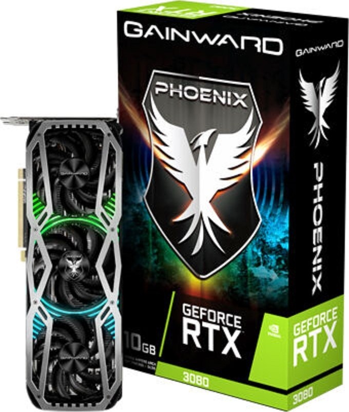 Gainward Geforce RTX 3080 Phoenix Edition Graphics Card 10GB GDDR6X | NED3080019IA-132AX-V1