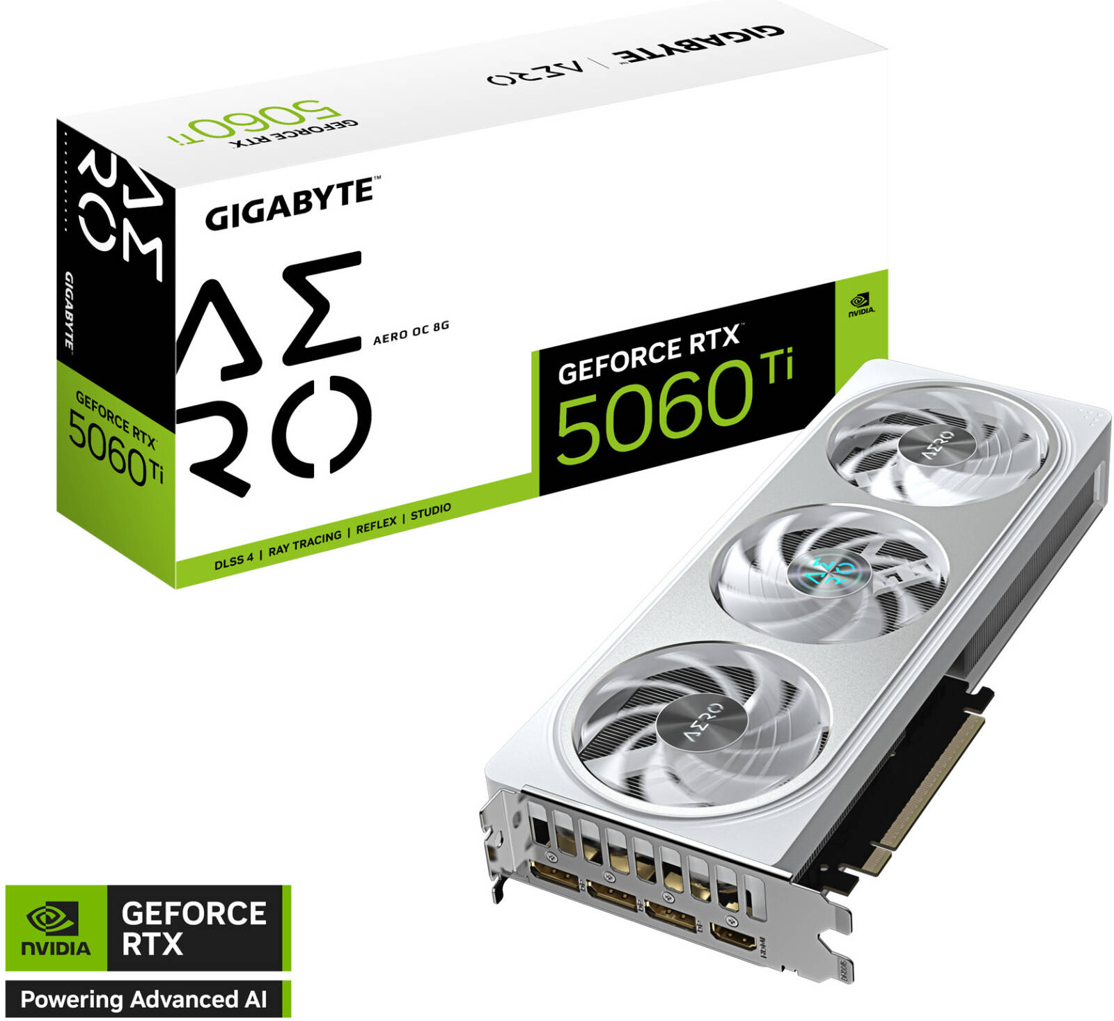 GIGABYTE GeForce RTX 5060 Ti AERO OC Graphics Card 8GB GDDR7 | GV-N506TAERO OC-8GD