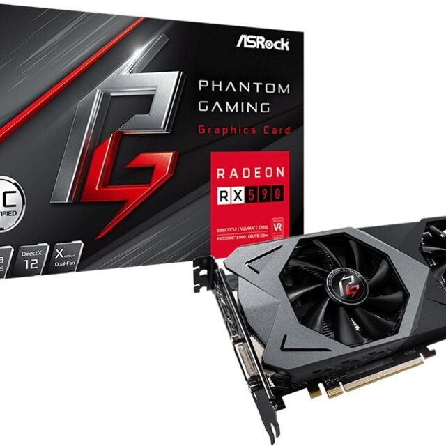 ASRock Radeon RX590 AMD Phantom Gaming X 8G OC - 8GB GDDR5 | 90-GA2YZZ-00UANF