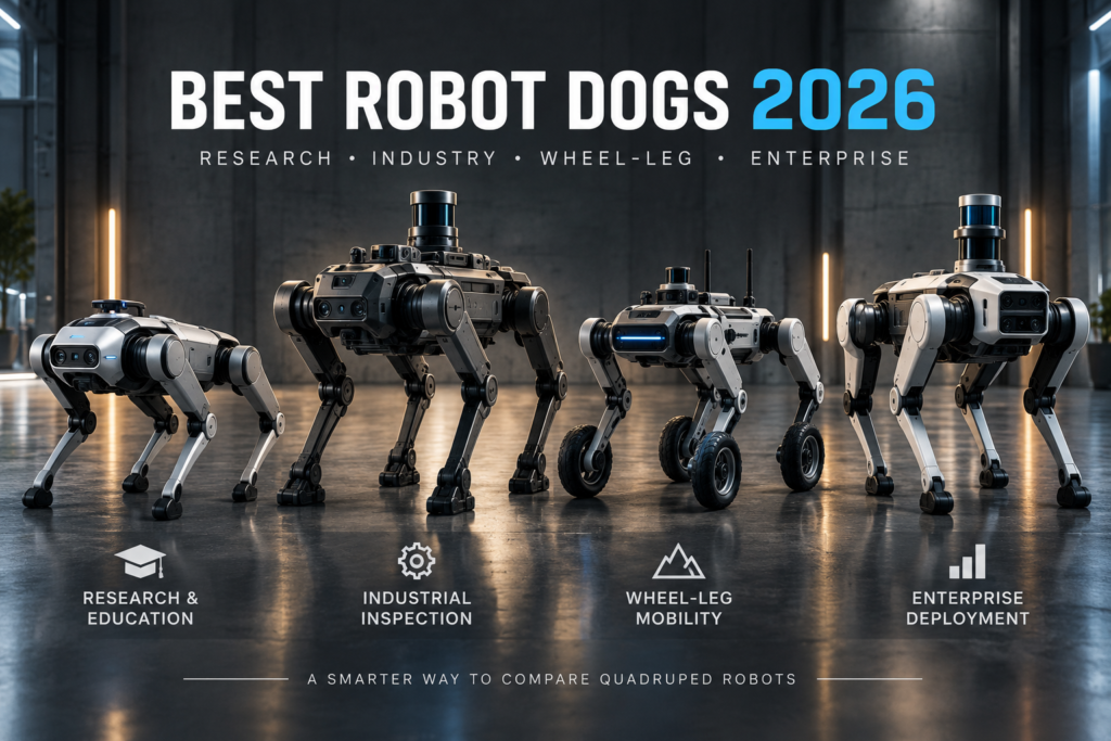 Best robot dogs 2026 Unitree DEEP Robotics AGIBOT and Spot comparison