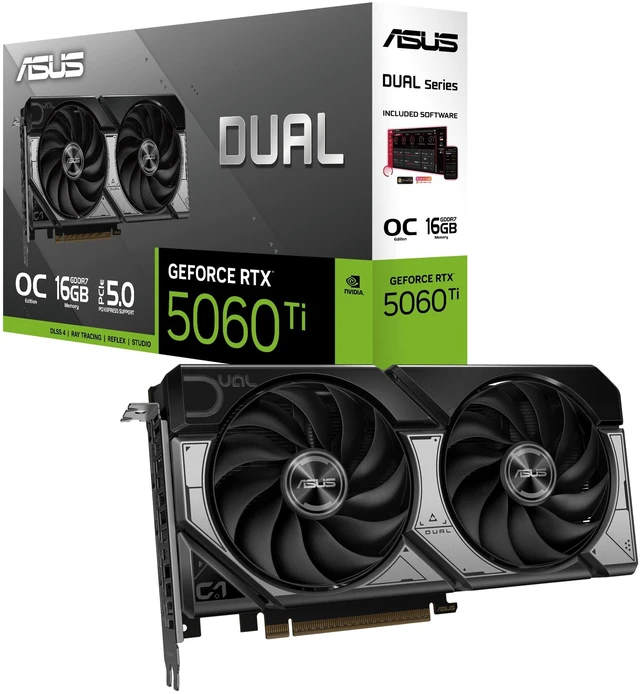 ASUS Dual GeForce RTX 5060 Ti 16GB OC Edition