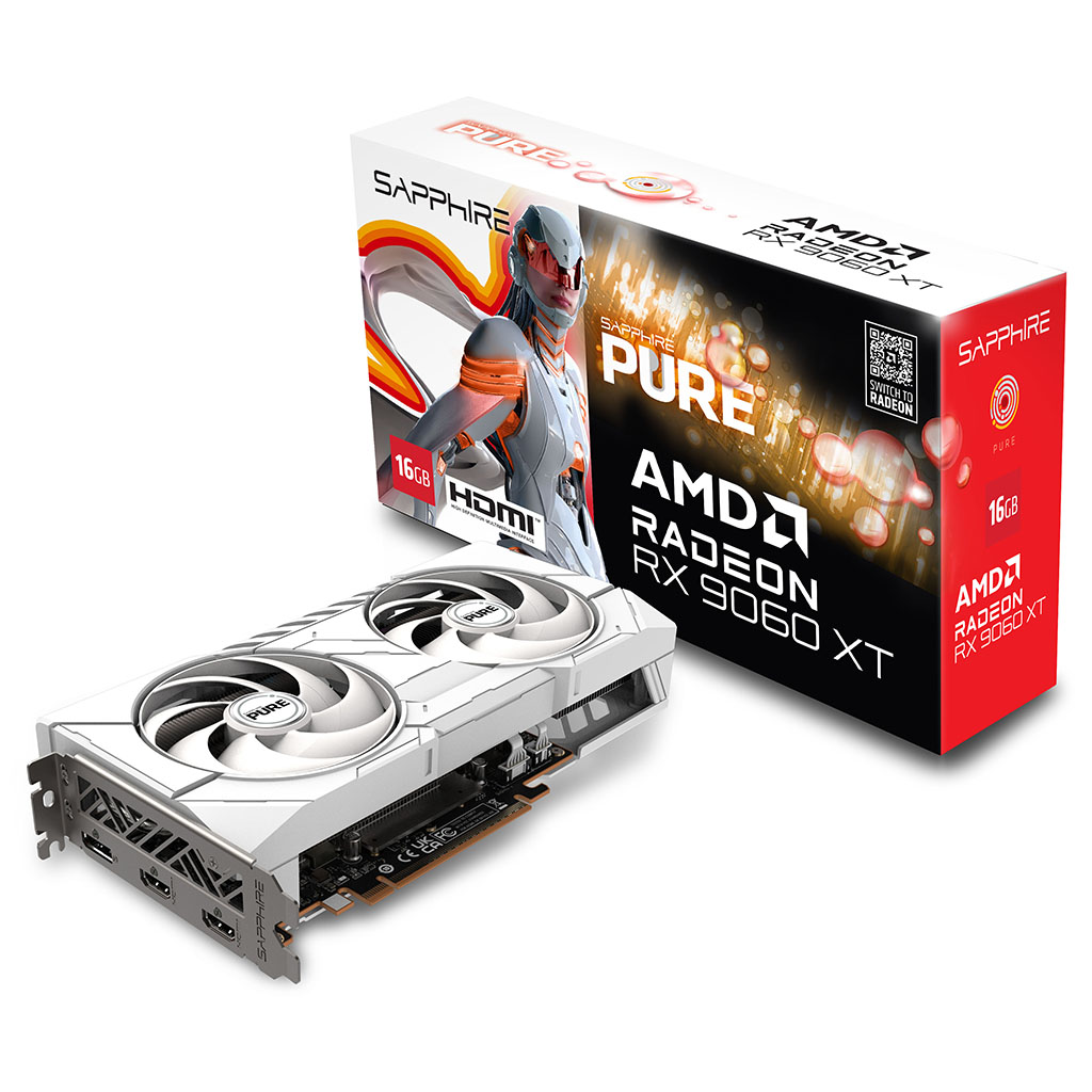 Sapphire PURE Radeon RX 9060 XT 16GB