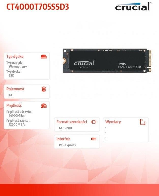 Crucial CT4000T705SSD3 4TB SSD