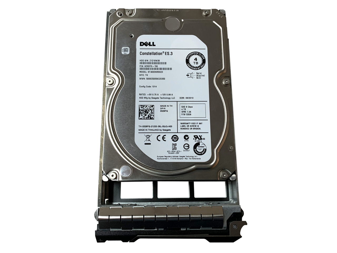 Dell 529FG 4TB HDD - Refurbished