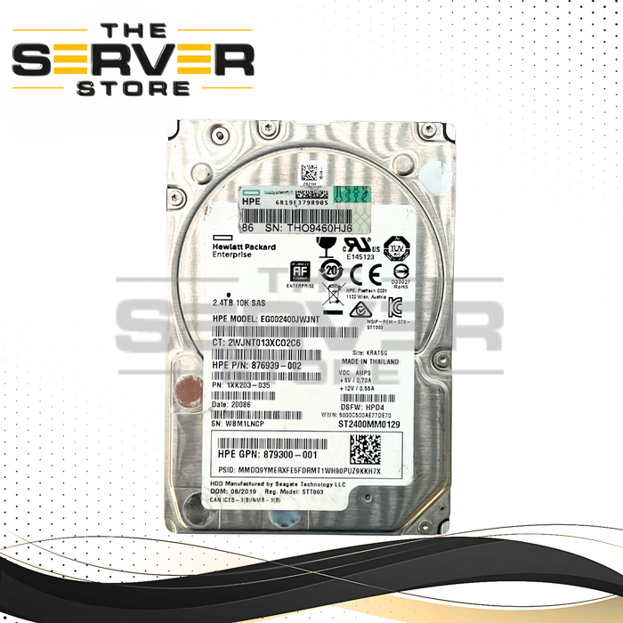 HPE EG002400JWJNT 2.4TB HDD - Refurbished
