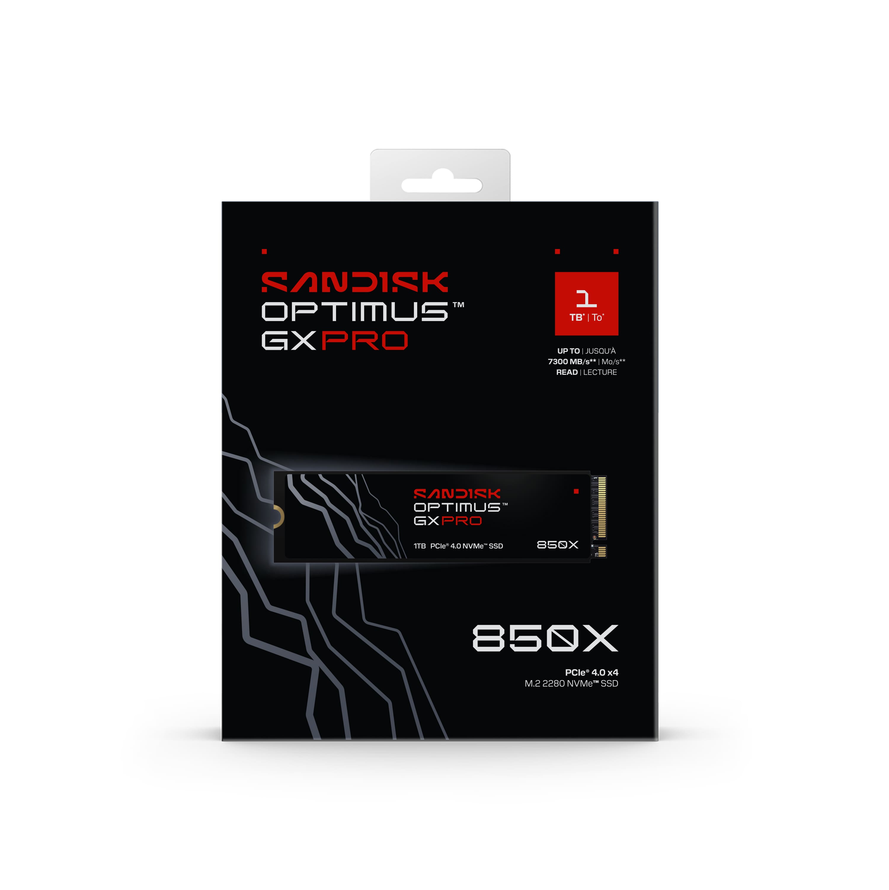 SanDisk Optimus GX PRO 850X 1TB PCIe 4.0 x4 NVMe M.2 SSD  -  SDSP81100TAN