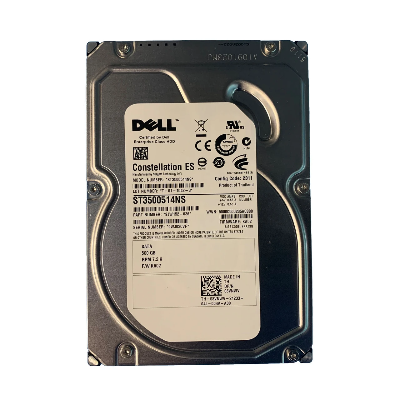 Dell 8VNWV 500GB HDD - Refurbished