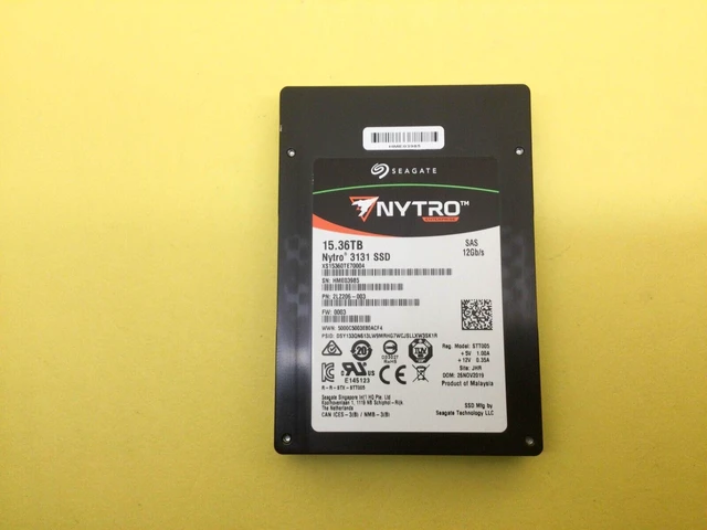 Seagate Nytro 3131 15.36TB Dual-Port SAS SSD  -  XS15360TE70004, Refurbished