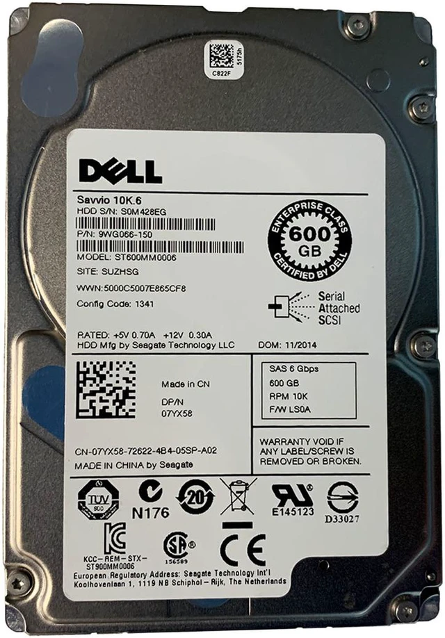 Dell 07YX58 600GB HDD - Refurbished