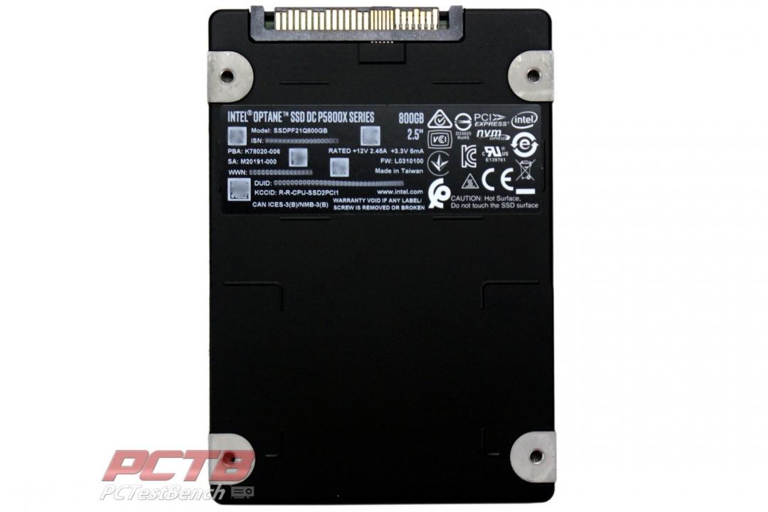 Intel Optane SSD DC P5800X 800GB U.2 NVMe SSD  -  Refurbished