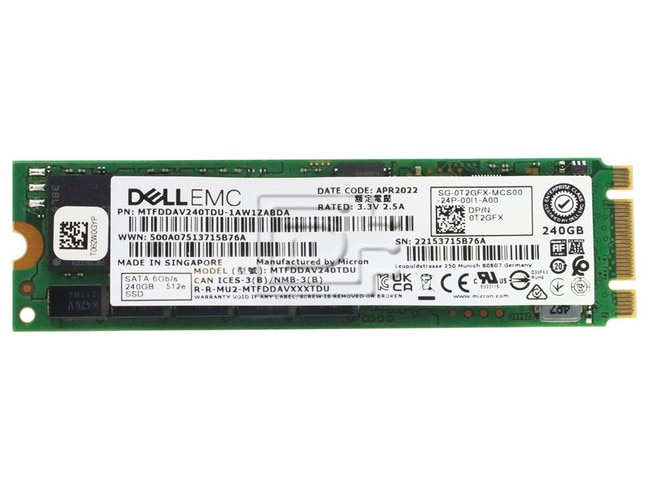Dell T2GFX 240GB SSD - Refurbished