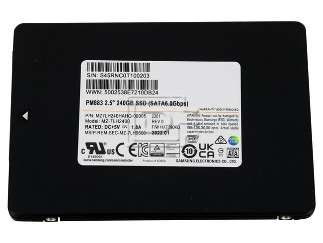 Samsung PM883 240GB SSD - Refurbished