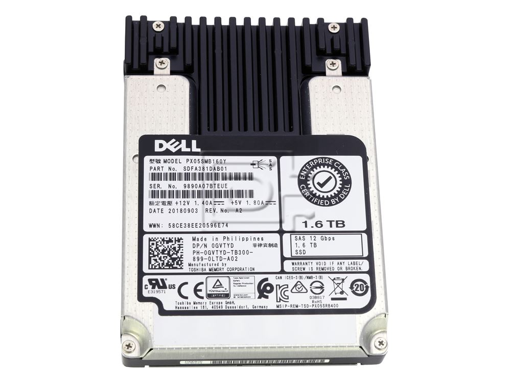 Toshiba SDFA381DAB01 1.6TB SSD - Refurbished