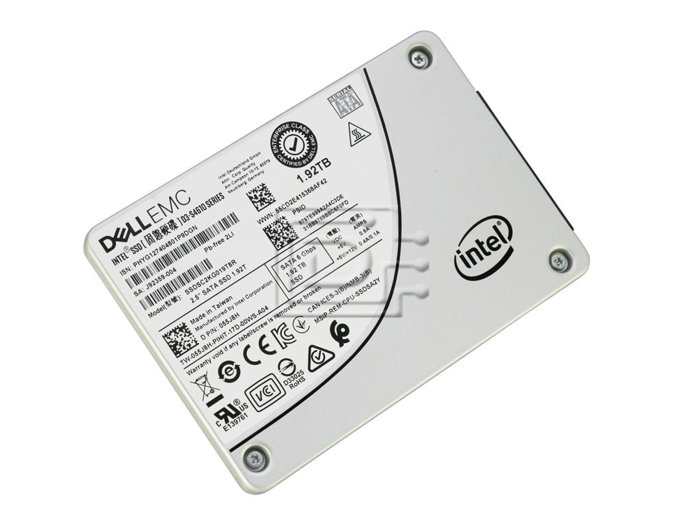 Intel D3-S4610 1.92TB SATA 6Gb/s 2.5-inch SSD  -  SSDSC2KG019T8R, Refurbished