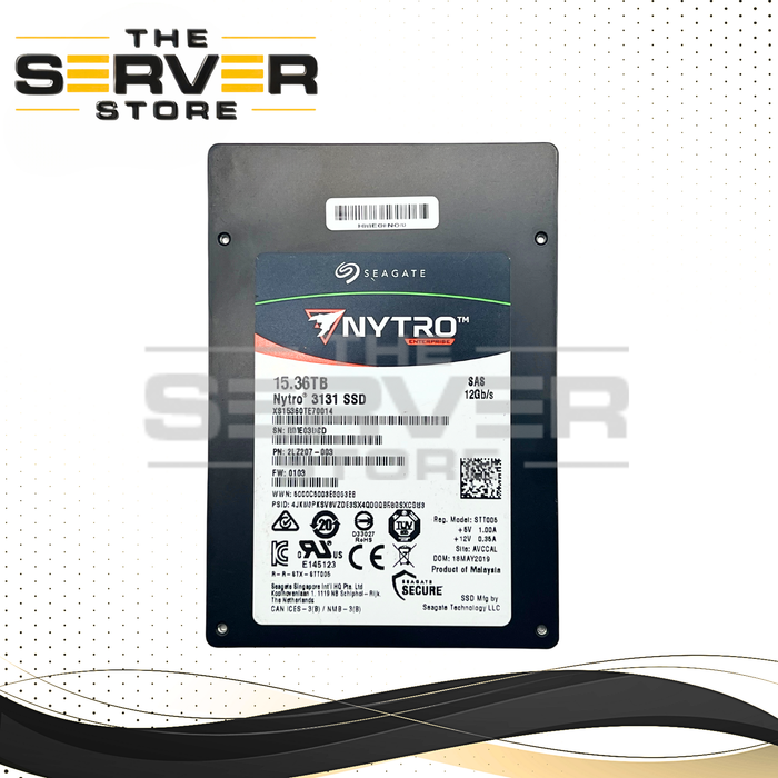 Seagate Nytro 3131 15.36TB Dual-Port SAS SSD, XS15360TE70014  -  Refurbished
