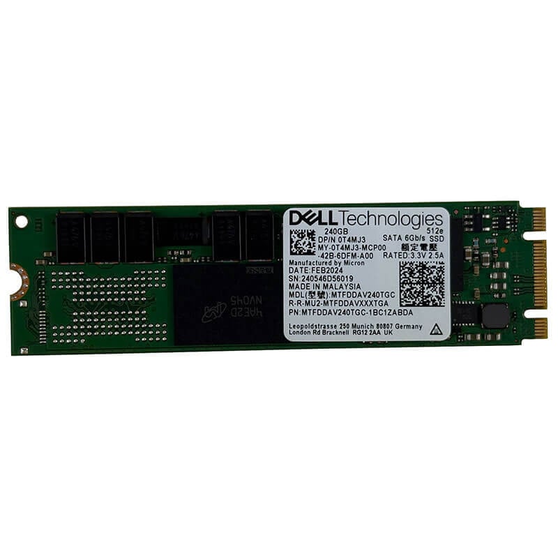 Dell T4MJ3 240GB SATA 6Gbps M.2 2280 SSD  -  Refurbished