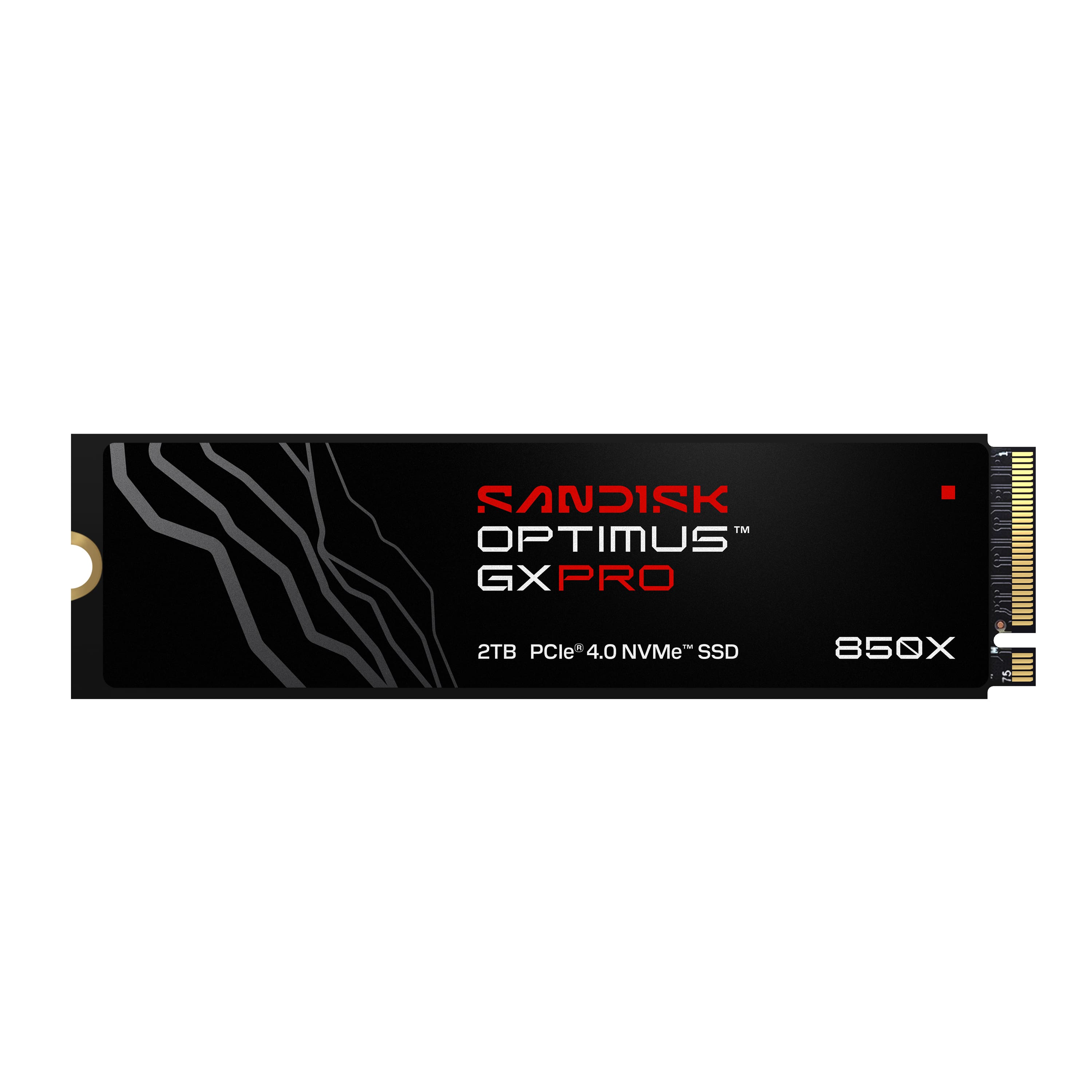 SanDisk Optimus GX PRO 850X 2TB PCIe 4.0 x4 NVMe M.2 2280 SSD  -  SDSP81200TAN